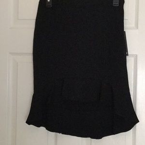Hi Low F21 black miniskirt
